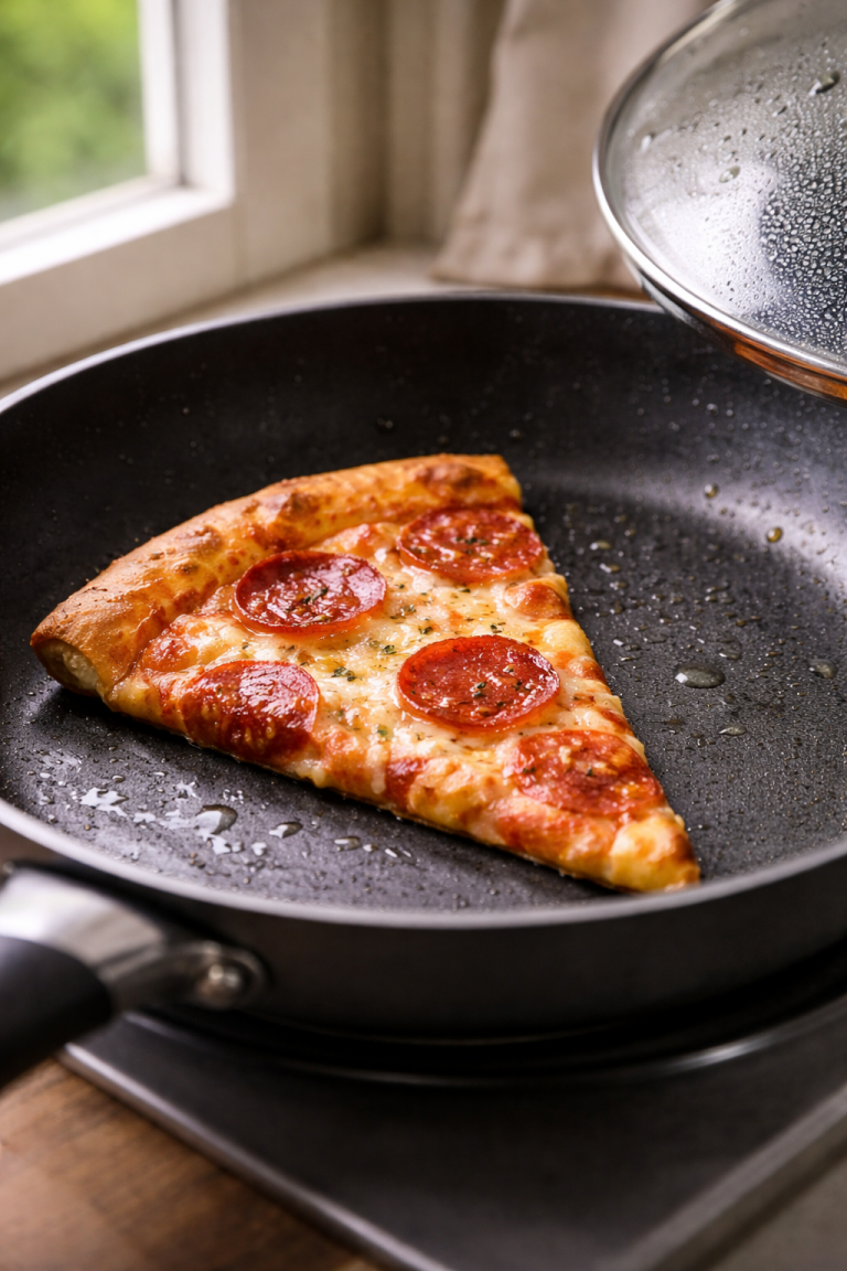 Cómo recalentar pizza para que vuelva a estar crujiente