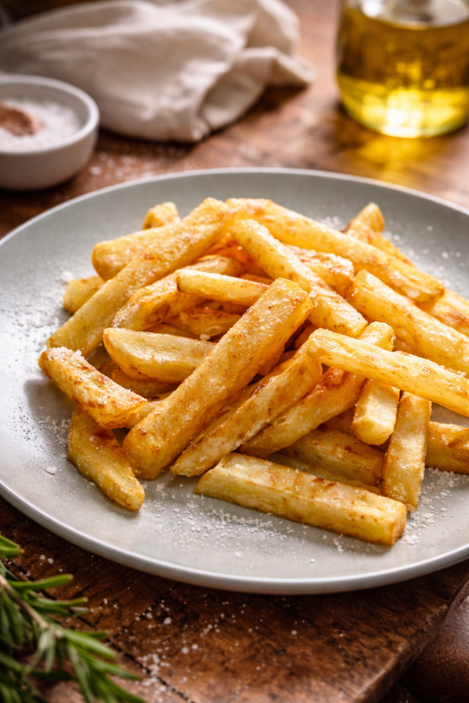 Cómo hacer unas patatas fritas crujientes-crujientes