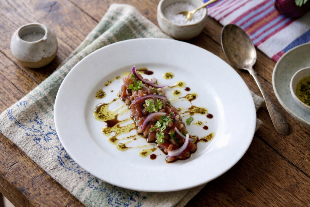 Tartar de atún casero: cómo hacerlo bien, con pocos ingredientes y sin estropear el atún | Mamá ya sé cocinar