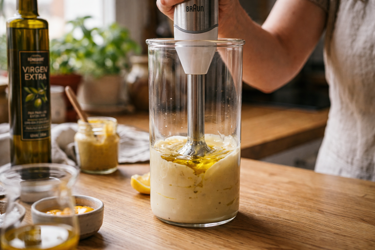 Por qué la mayonesa se corta: causas reales y cómo evitarlo