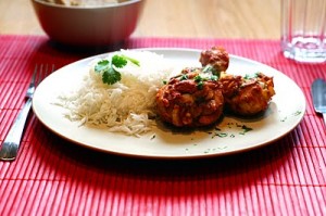 Jamoncitos de pollo tandoori