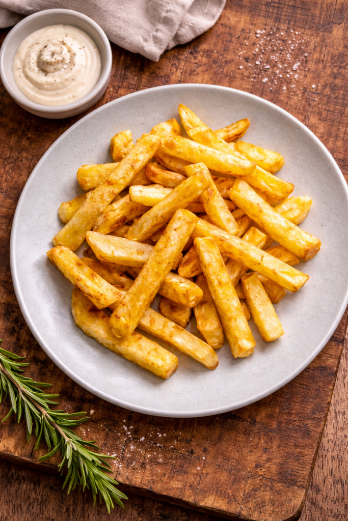 Papas fritas crujientes. Truco para hacer patatas fritas crujientes de verdad