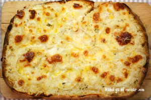 Cobertura de pizza bianca