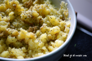 Puré de patatas rústico