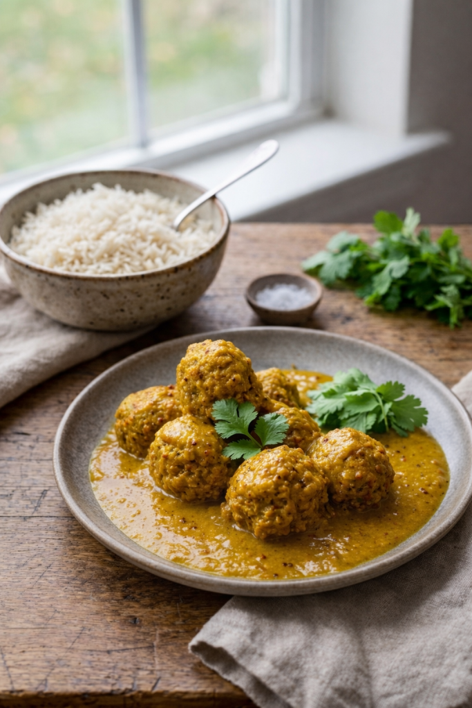 Las albóndigas al curry con leche de coco que sorprenden más de lo que parece | Mamá ya sé cocinar