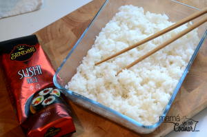 Cómo hacer arroz de sushi