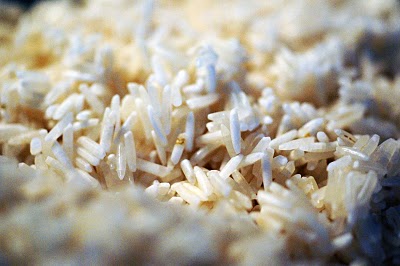 El arroz blanco en su punto!