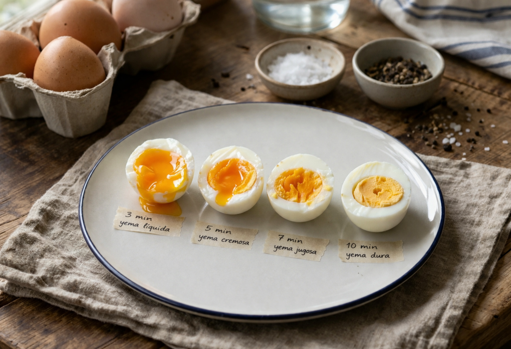 Cómo cocer huevos perfectos: tiempos, trucos y cómo pelarlos bien