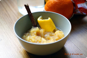 Compota de manzana reineta