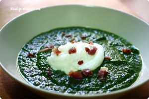 Crema de espinacas