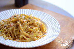 Espaguetis a la carbonara