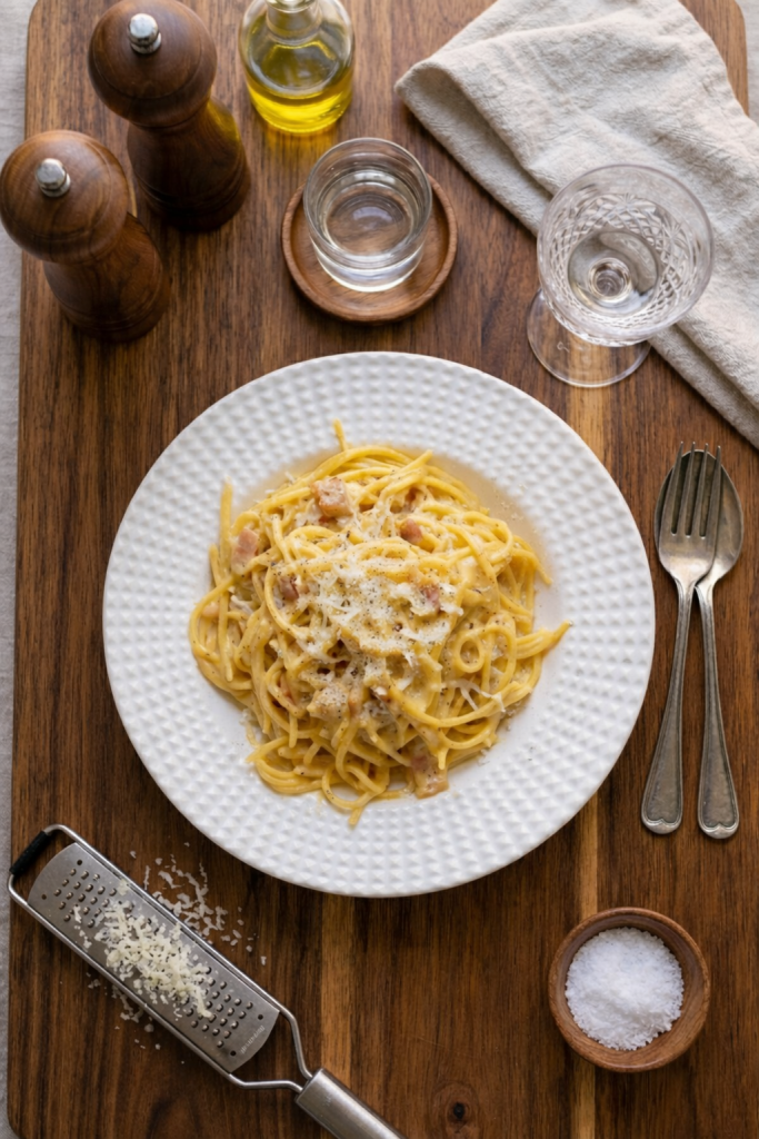 Cómo hacer espaguetis con salsa carbonara | Spaghetti alla carbonara
