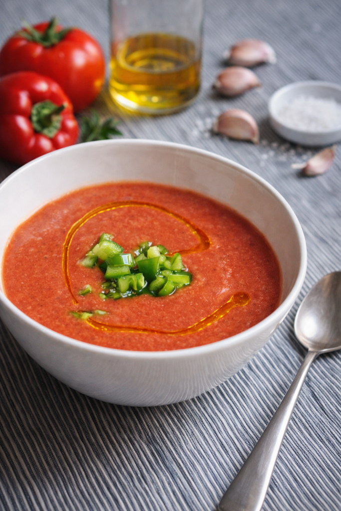 Gazpacho | Receta de gazpacho andaluz | Gazpacho sin pan