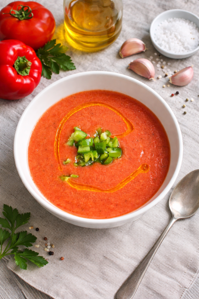 Gazpacho | Receta de gazpacho andaluz | Gazpacho sin pan