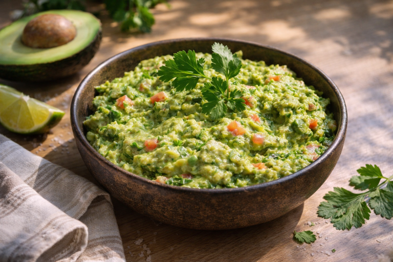 Guacamole casero: receta fácil, cremosa y llena de sabor