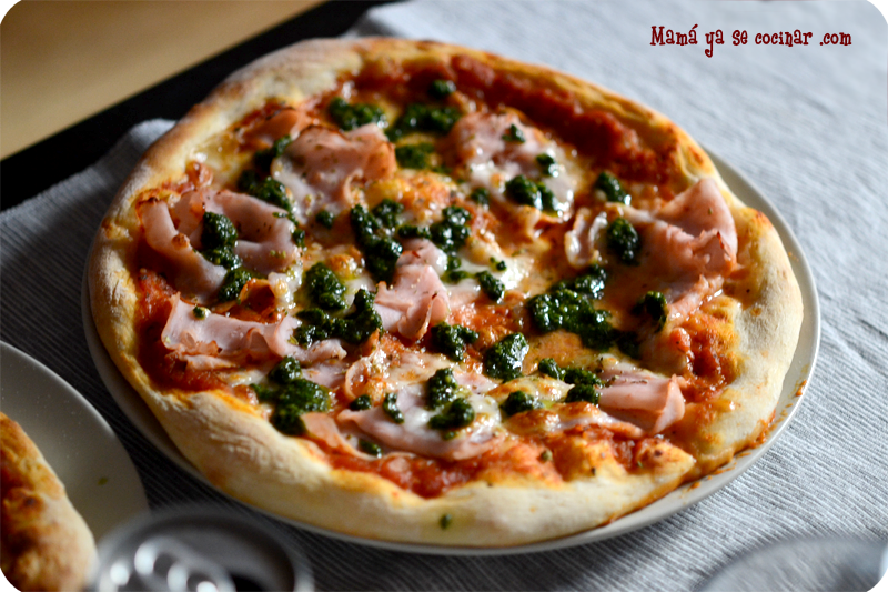 Pizza de Jamón y Albahaca | Prosciutto e Basilico