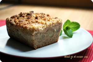 Streussel de manzana